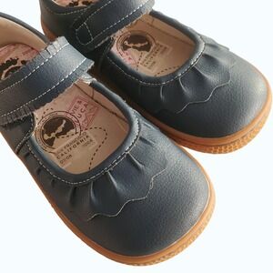 Livie and Luca Ruche Classic‎ Mary Jane Navy Wide Footbed Size 11M